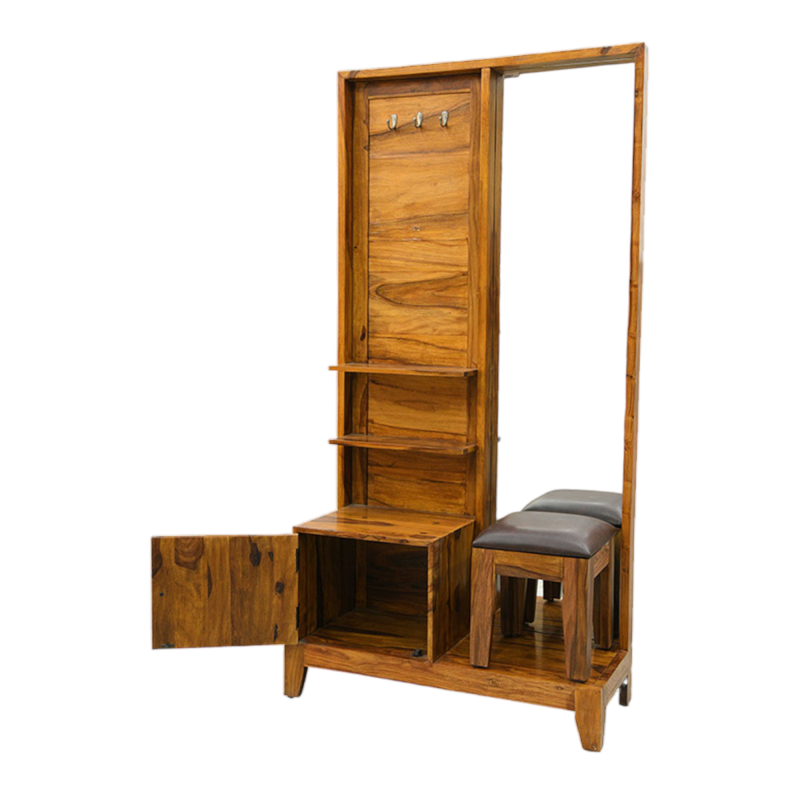 Suryavanshi Sheesham Wood Dressing Table with Stool