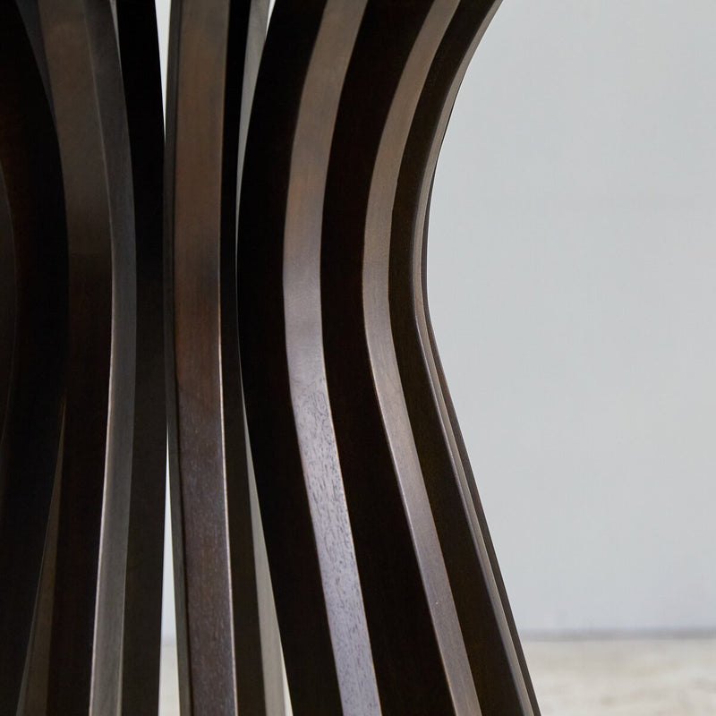 Suryavanshi Round Dining Table – Mango Wood Top, Iron Base – 4-Seater (Round, W110 D110 H76 cm)