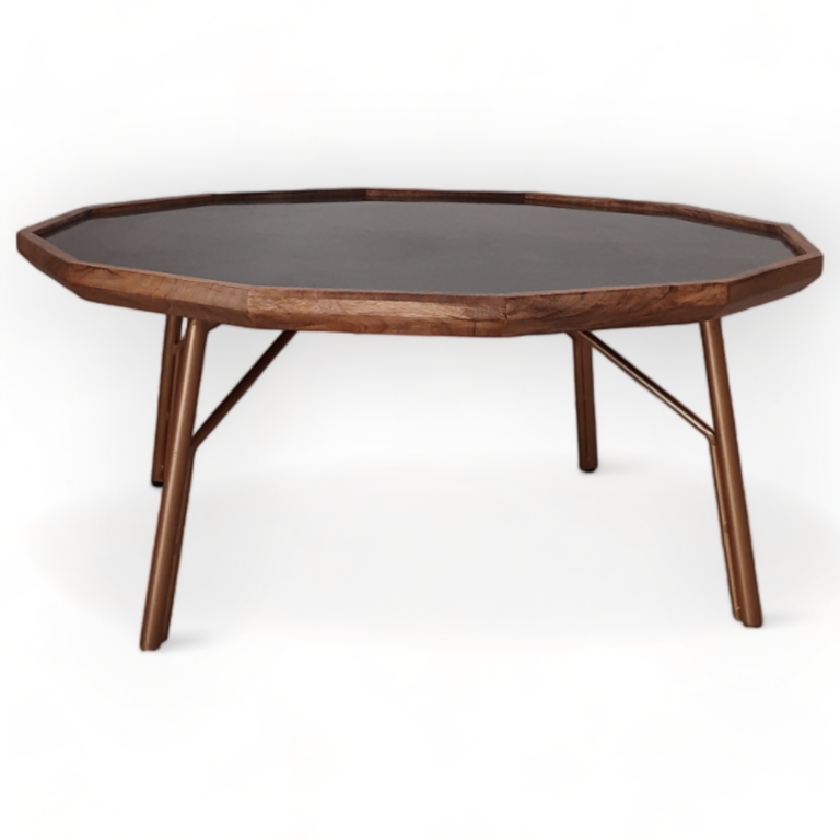 Suryavanshi Green Marble Top Jade Coffee Table – Contemporary Elegance for Your Living Space