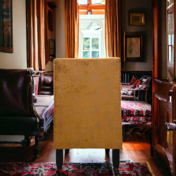 Suryavanshi Fully Upholstered Velvet Single Seater Lounge Chair – Plush Elegance (W67 x D77 x H111 cm)