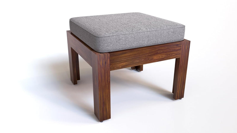 Suryavanshi Sheesham Wood Low Height Coffee Table with 4 Stools (W96*D96*H47cm)