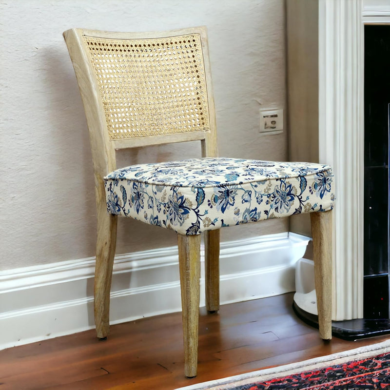 Suryavanshi Mango Wood Dining Chair with Cane Work ( Three More Color )