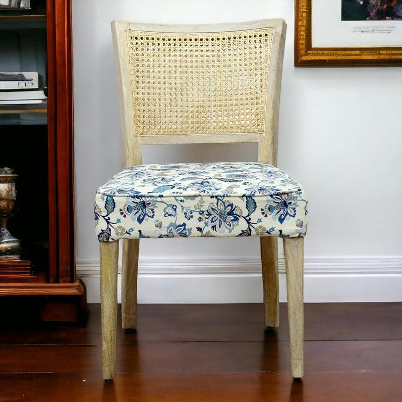 Suryavanshi Mango Wood Dining Chair with Cane Work ( Three More Color )