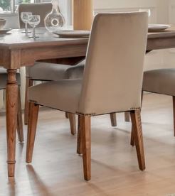 Suryavanshi Solid Mango Wood Set of 6 Chair (White Wash Finish)