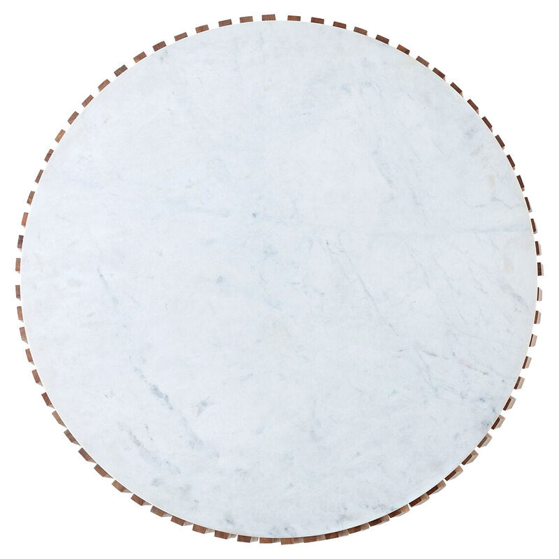 Harmony Sheesham Wood Coffee Table With Marble Top