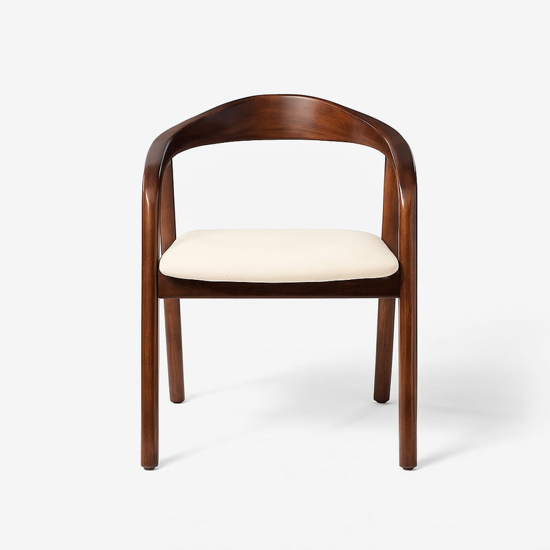 Suryavanshi Sheesham Wood Upholstered Dining Chairs (Customized fabric available)