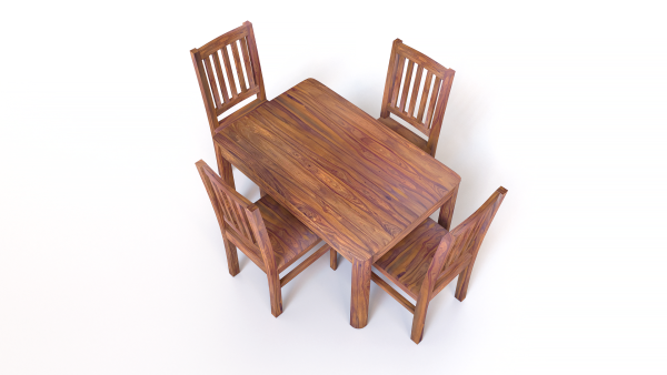 SURYAVANSHI Sheesham Wood Dining Table and Chair Set – 4 or 6 Seater – Multiple Size Options