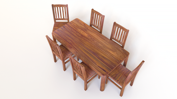 SURYAVANSHI Sheesham Wood Dining Table and Chair Set – 4 or 6 Seater – Multiple Size Options