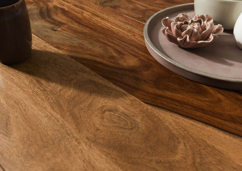 Suryavanshi Sheesham Wood 6-Seater Dining Table Only - Compact Size (Sheesham Wood, W160 x D85 x H77 cm)