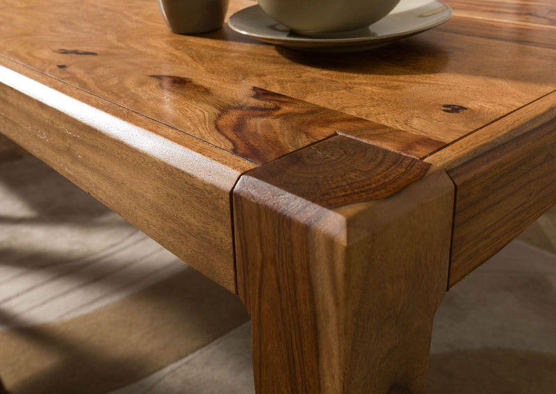 Suryavanshi Sheesham Wood 6-Seater Dining Table Only - Compact Size (Sheesham Wood, W160 x D85 x H77 cm)