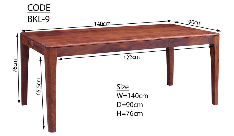 Suryavanshi Sheesham Wood Large Dining Tables - 4 & 6 Seater Options