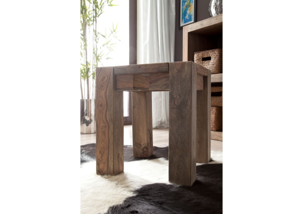 Suryavanshi Sheesham Wood Multi-Purpose Table – Natural and Durable Furniture for Your Home (Sheesham Wood, W40 D40 H45 cm)