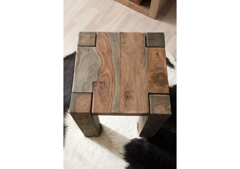 Suryavanshi Sheesham Wood Multi-Purpose Table – Natural and Durable Furniture for Your Home (Sheesham Wood, W40 D40 H45 cm)