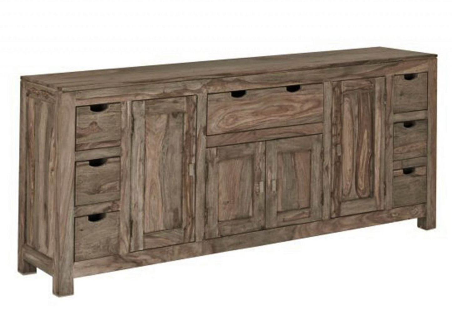 Suryavanshi Sheesham Wood Sideboard with 7 Drawers, 4 Doors – Natural and Spacious Furniture for Your Dining Room
