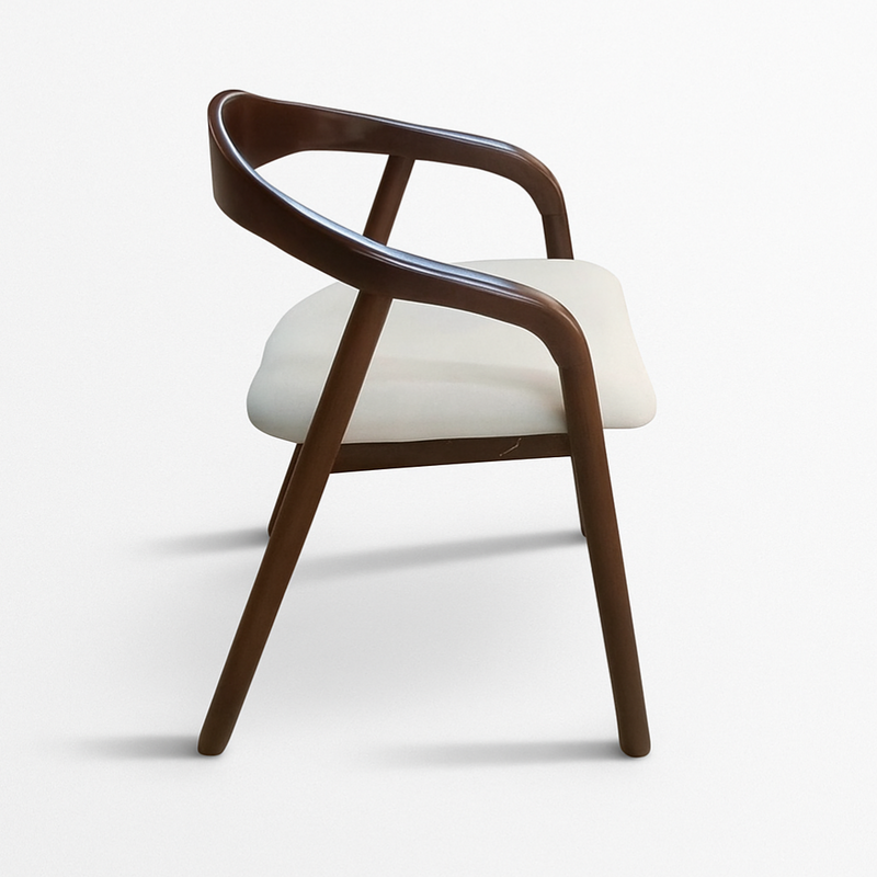 Suryavanshi Sheesham Wood Upholstered Dining Chairs (Customized fabric available)