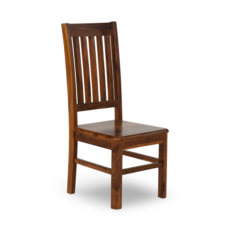 Suryavanshi Sheesham Wood Dining Chairs – Set of 2 (Honey Finish)
