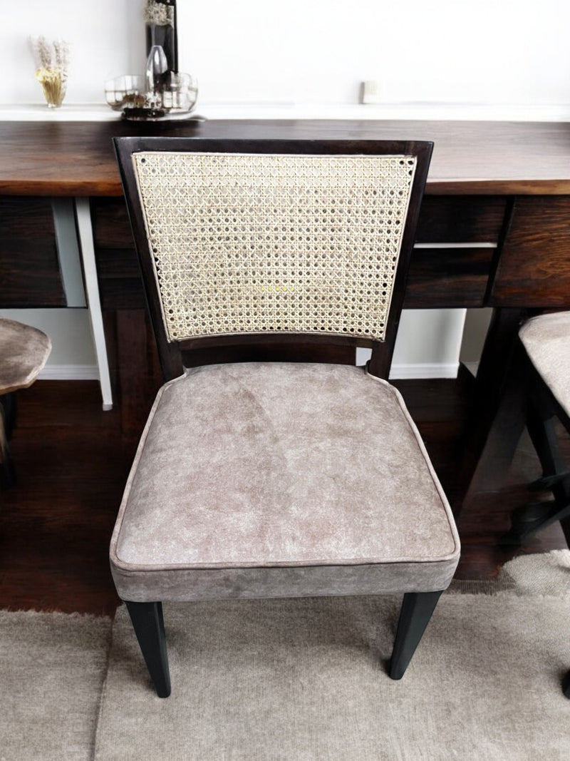 Suryavanshi Mango Wood Dining Chair with Cane Work ( Three More Color )