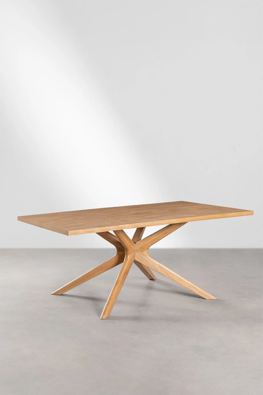 Suryavanshi Rectangular Solid wooden 6 Seater Dining Table Sets (180x90 cm)