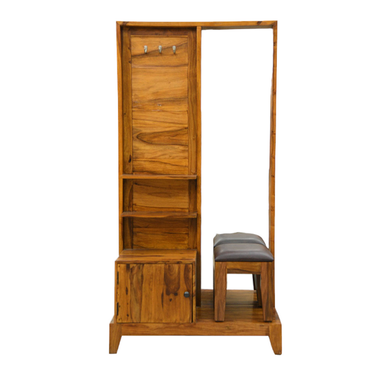 Suryavanshi Sheesham Wood Dressing Table with Stool