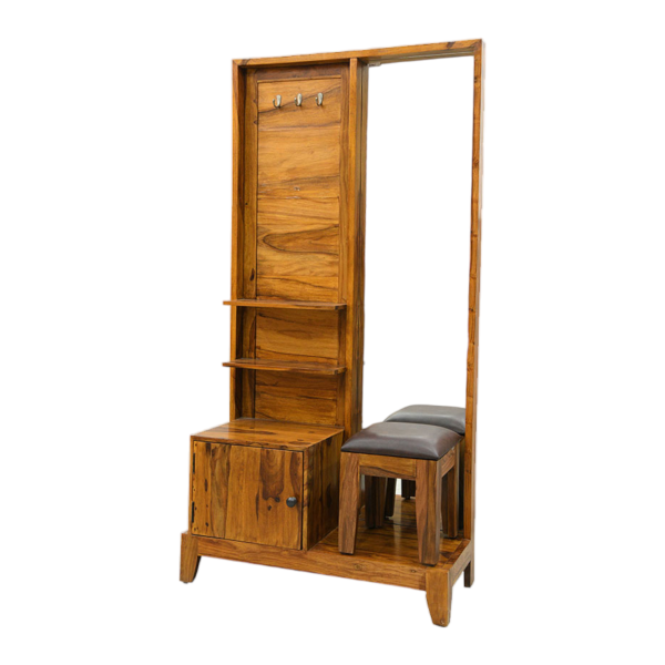 Suryavanshi Sheesham Wood Dressing Table with Stool