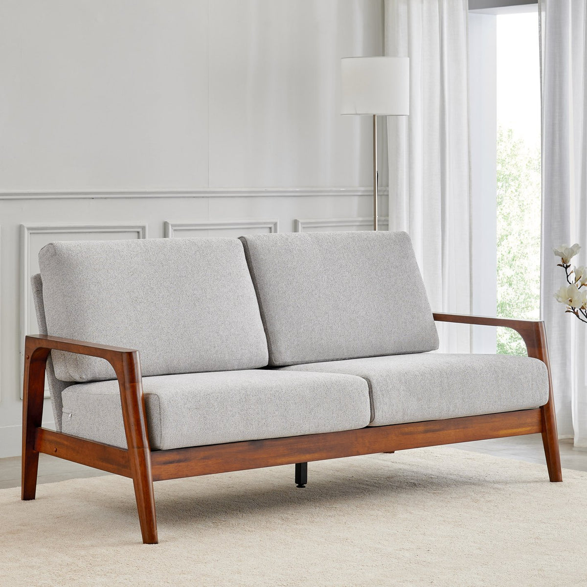Mayfair Solid sheesham Wood Set - Grey