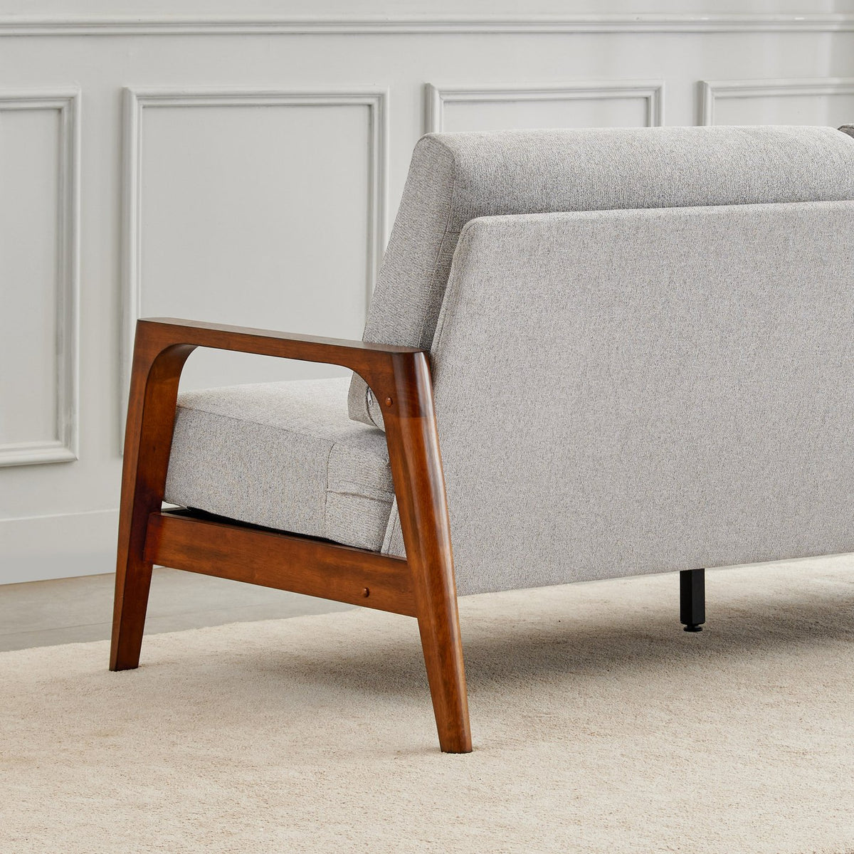 Mayfair Solid sheesham Wood Set - Grey