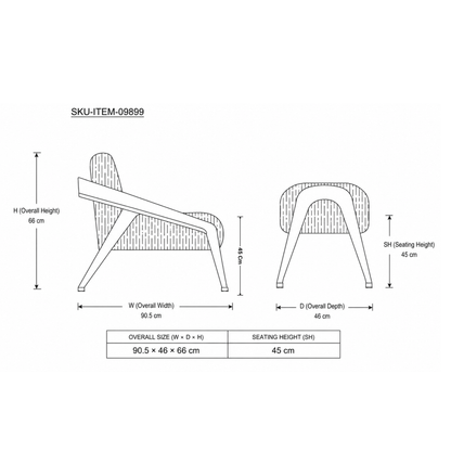Suryavanshi NordicLuxe Wooden Lounge Armchair And Ottoman with Shearling-Style Upholstery – Cozy &amp; Modern Accent Seating