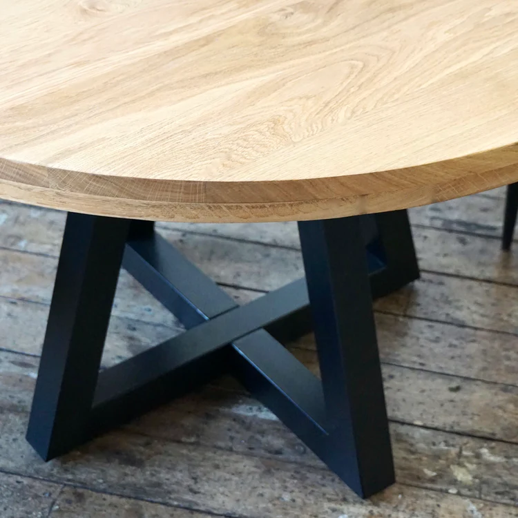 HOLLAND Solid Oak Smooth Finish Dining Table