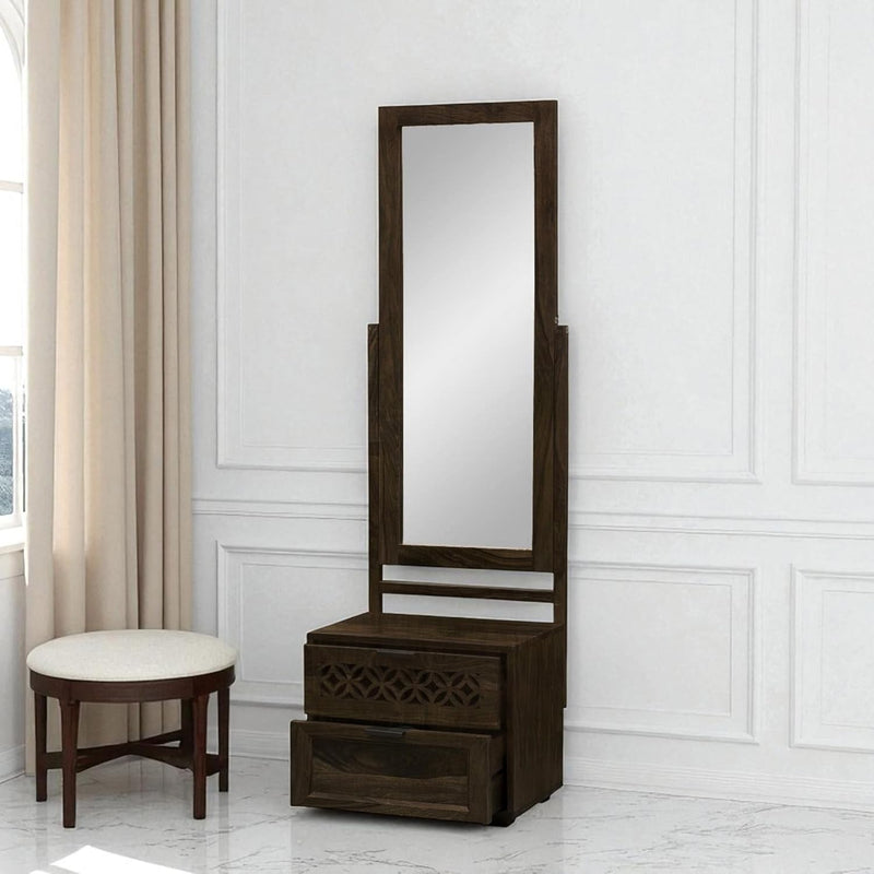 Aaranya Sheesham Wood Dressing Table with Mirror for Bedroom
