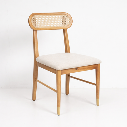 Modern Round Marble Top Dining Table for 4 Seater Dining Set – Solid Mango Wood Base