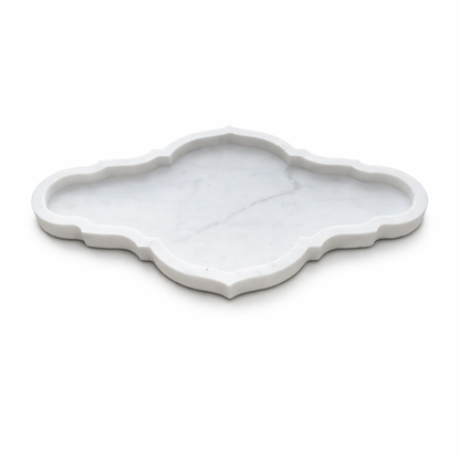 White Marble Serving Board