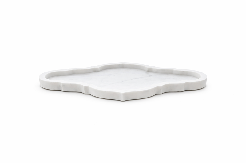 White Marble Serving Board