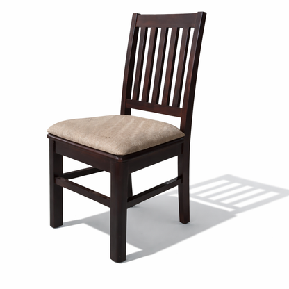 Suryavanshi Sheesham Wood Dining Table With 4 Cushion Sheet Chair