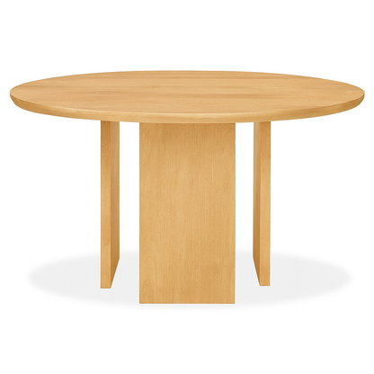 Zenith Solid Mango Wood Round Dining Table – 4 to 6 Seater -(Chairs Not Included)