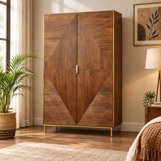 Baty Mango Wood Wardrobe
