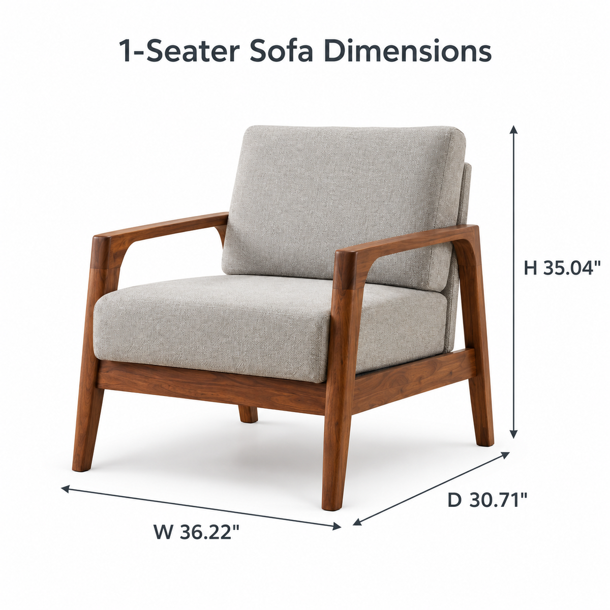 Mayfair Solid sheesham Wood Set - Grey