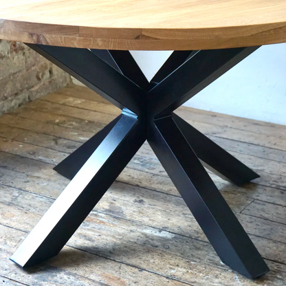 HOLLAND Solid Oak Smooth Finish Dining Table