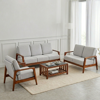 Mayfair Solid sheesham Wood Set - Grey
