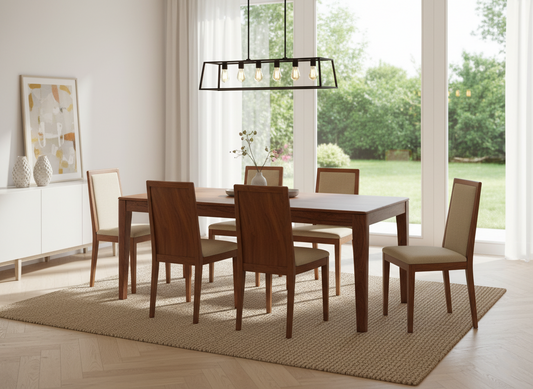 Suryavanshi Sheesham Wood Large Dining Tables - 4 & 6 Seater Options