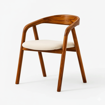 Suryavanshi Sheesham Wood Upholstered Dining Chairs