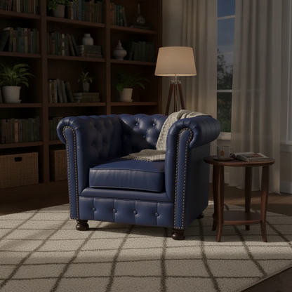Suryavanshi Leatherette 1 Seater Sofa – Sleek and Stylish