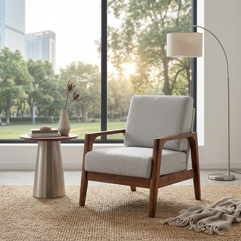Mayfair Solid sheesham Wood Set - Grey