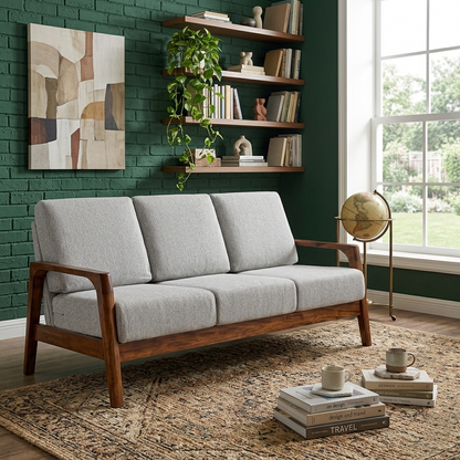 Mayfair Solid sheesham Wood Set - Grey