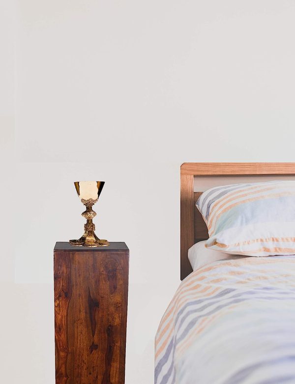Suryavanshi Sheesham Wood Lamp Table – Elegant and Space-Saving
