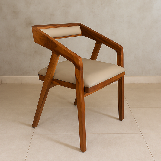 Solid Sheesham Wood Arm Chair (Multipurpose Chair)