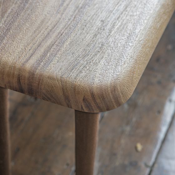Suryavanshi Acacia Wood Bench – Versatile Seating in Two Exquisite Finishes (W164 x D38 x H45 cm)