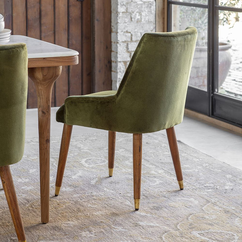 Solid Mango Wood Baxter Dining Chair
