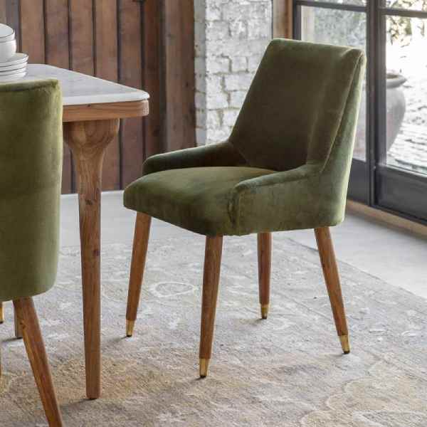 Solid Mango Wood Baxter Dining Chair