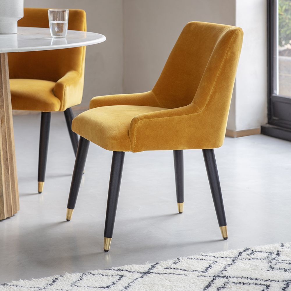 Westbourne 4 Seater Dining Table - Mango Wood with Marble Top