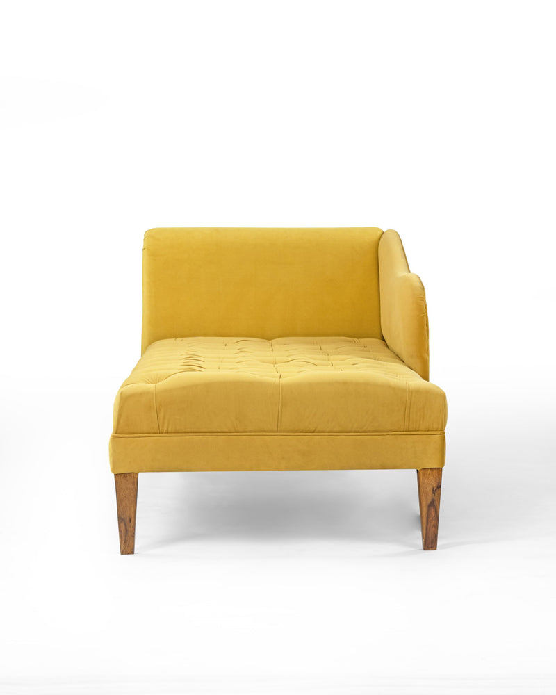 Suryavanshi Sheesham Wood Daybed Sofa – Velvet Upholstery – Luxurious Comfort – Elegant Living (W182 D80 H76 cm)